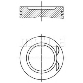 Achetez des Piston de chez MAHLE ORIGINAL en ligne pour S60 I (384) à prix modérés