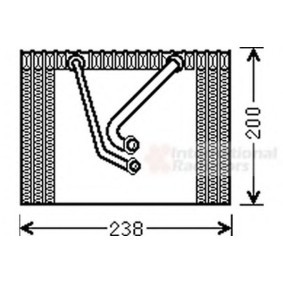 Comprar Evaporador, aire acondicionado de VAN WEZEL 1700V377 a bajo precio de 381,89 €