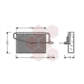 Acquista Evaporatore climatizzatore da VAN WEZEL 3000V455 a buon mercato per soli 155,09 €