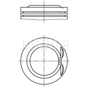 Achetez des Piston MAHLE ORIGINAL 0381500 à prix pour 121,03 €