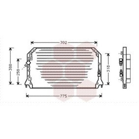 Compre Condensador de aire acondicionado de VAN WEZEL online para Camry Berlina (_V2_) a precios moderados