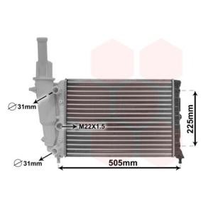 Compre Radiador de VAN WEZEL online para PUNTO (176) a precios moderados