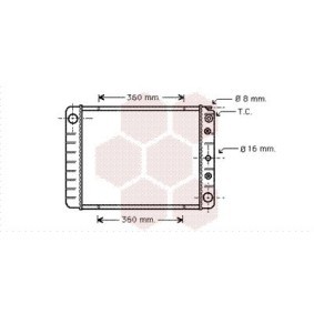 Kjøp Radiator, motorkjøling av VAN WEZEL 59002028 til den lave prisen 2571,47 NOK