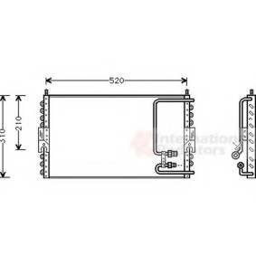 Comprar Condensador, aire acondicionado de VAN WEZEL 74005020 a bajo precio de 683,77 €