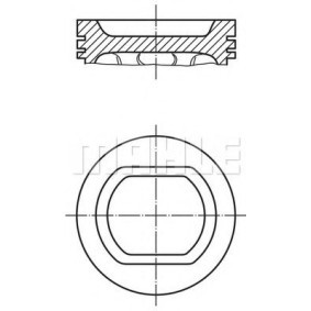 Acquista Pistone motore da MAHLE ORIGINAL 0088002 a buon mercato per soli 105,71 €