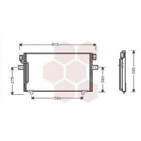 Compre Condensador de aire acondicionado de VAN WEZEL online para MAXIMA QX (A33) a precios moderados