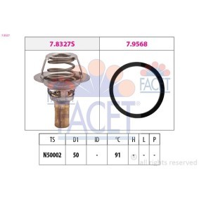 Kühlwasserthermostat für MERCEDES-BENZ von FACET