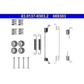 Achetez des Kit d'accessoires mâchoires de frein de chez ATE en ligne pour KA 3/5 portes à prix modérés