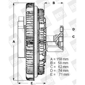 Kupplung, Kühlerlüfter LK083 von BERU günstig für 210,76 € online kaufen