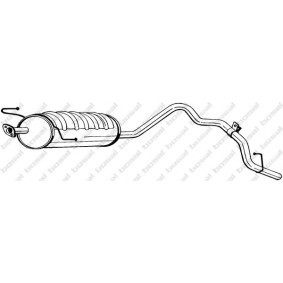 Achetez des Silencieux intermédiaire de chez BOSAL en ligne pour LITEACE Camionnette (CM3_V, KM3_V) à prix modérés