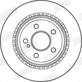 Acquista Disco freno da JURID 562242J a buon mercato per soli 119,93 €