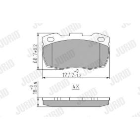 Bremsbeläge 571827J von JURID günstig für 25,60 € online kaufen