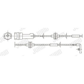 Acquista Sensore di usura delle pastiglie freni da JURID 581370 a buon mercato per soli 17,69 €