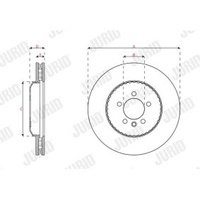 Achetez des Kit d'accessoires mâchoires de frein de chez JURID en ligne pour 626 III Coupé (GD) à prix modérés