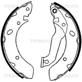 Bremsbackensatz 8100 43561 von TRISCAN günstig für 37,56 € online kaufen