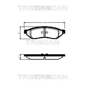 Bremsbeläge 8110 21009 von TRISCAN günstig für 35,22 € online kaufen