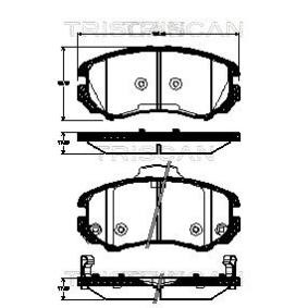 Bremsbeläge 8110 43027 von TRISCAN günstig für 43,81 € online kaufen