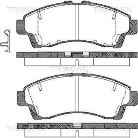 Bremsbeläge für MAZDA von TRISCAN