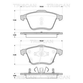Bremsbeläge für MAZDA von TRISCAN