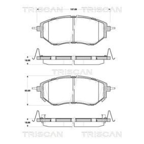 Bremsbeläge 8110 68182 von TRISCAN günstig für 56,96 € online kaufen