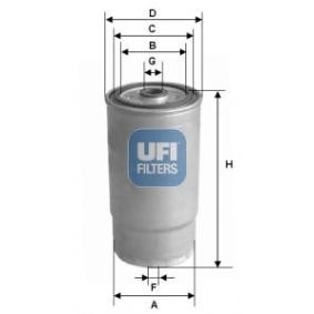 Comprar Filtro combustible de UFI 24.460.00 a bajo precio de 13,33 €