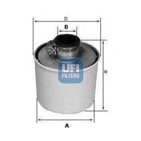 Acquista Filtro aria da UFI 27.164.00 a buon mercato per soli 40,70 €
