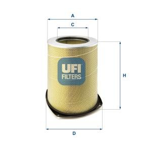 Comprar Filtro de aire de UFI 27.285.00 a bajo precio de 81,52 €