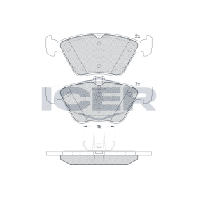 Comprar Juego de pastillas de freno de ICER 180869 a bajo precio de 22,44 €