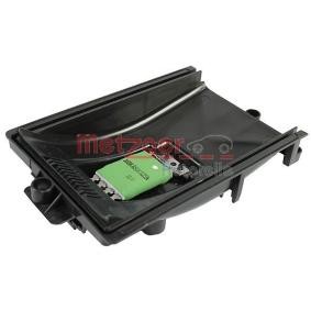Compre Resistência, ventilador do habitáculo da METZGER 0917032 a um preço baixo por 19,60 €