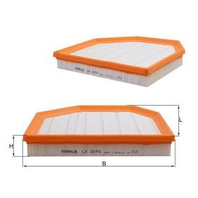 Luftfilter LX 2074 von MAHLE ORIGINAL günstig für 21,15 € online kaufen