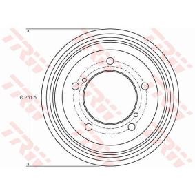 Achetez des Tambour de frein TRW DB4421 à prix pour 50,85 €