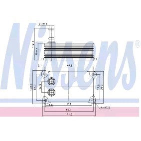 Ölkühler 90698 von NISSENS günstig für 77,09 € online kaufen