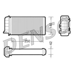 Wärmetauscher, Innenraumheizung DRR09001 von DENSO günstig für 124,87 € online kaufen