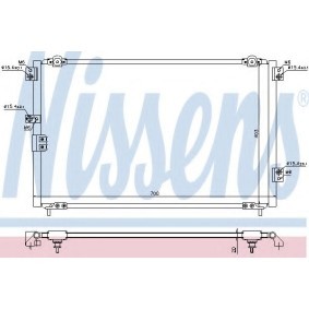 Acquista Radiatore aria condizionata da NISSENS online per Legend III Sedan (KA) a prezzi moderati