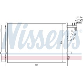 Klimakondensator 94981 von NISSENS günstig für 96,34 € online kaufen