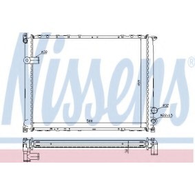 Achetez des Radiateur de chez NISSENS en ligne pour Safrane I phase 1 3/5 portes (B54) à prix modérés