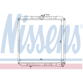 Comprar Radiador, refrigeración del motor de NISSENS 64015 a bajo precio de 462,97 €