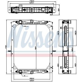 Achetez des Radiateur du moteur NISSENS 60915 à prix pour 147,84 €