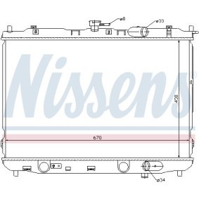 Kühler, Motorkühlung 66625 von NISSENS günstig für 107,86 € online kaufen