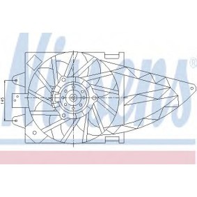 Kühlerlüfter 85157 von NISSENS günstig für 145,44 € online kaufen