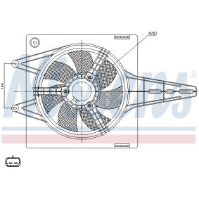 Kühlerlüfter 85427 von NISSENS günstig für 91,35 € online kaufen
