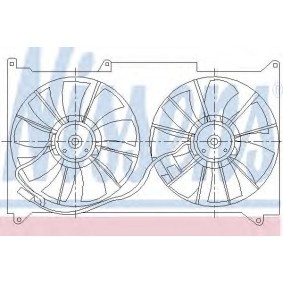 Acquista Ventola radiatore da NISSENS 85486 a buon mercato per soli 111,67 €