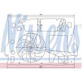 Compre Ventilador de radiador de NISSENS online para Movano Volquete (X70) a precios moderados