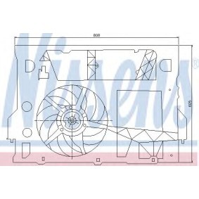 Compre Ventilador de radiador da NISSENS 85245 a um preço baixo por 968,17 €