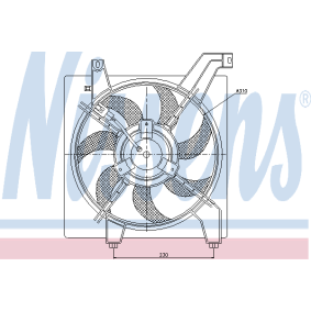 Compre Ventilador de radiador de NISSENS online para TIBURON Coupé a precios moderados