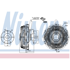 Comprar Ventilador de motor de NISSENS 85002 a bajo precio de 46,41 €