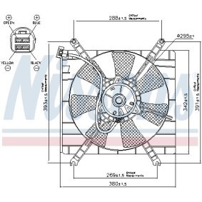 Acquista Ventola radiatore da NISSENS online per Picanto (SA) a prezzi moderati