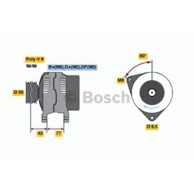 Acquista Alternatore da BOSCH 0 123 320 050 a buon mercato per soli 573,53 €