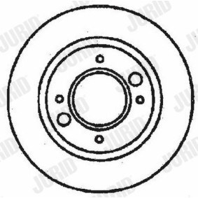Achetez des Disque de frein JURID 561241J à prix pour 113,63 €