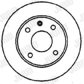 Achetez des Disque de frein JURID 561159J à prix pour 109,00 €